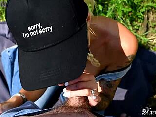 Public Blowjob With Facial Cumshot