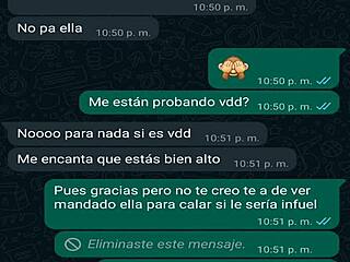 Vero's friend sends me a message