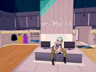 Swort Art Online Virtuális Láb Fetish 3D Animében