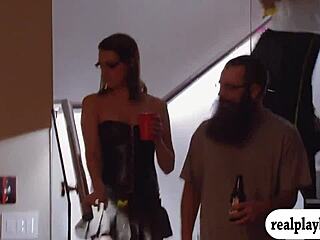 Horny swingers trade partners for a wild orgy night