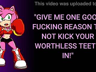 Amy Rose Caught Fingering With Degrading Joi