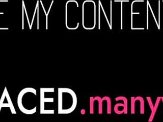 Hot Girl Strokes Big Cock!