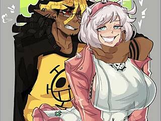 Elphelt Valentine's intriguing hentai slideshow from Guilty Gear, showcasing her big ass and tits