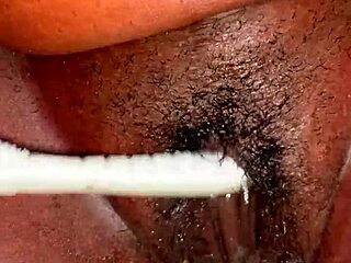 homemade ebony whore fingers wet pussy to cum