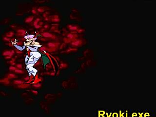 Hei, sjekk Kuromaru som slåss mot Lilith i episk fighter kamp