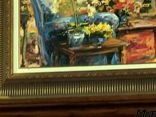 Hey, wanna see this 18-year-old with pigtails suck a huge cock?