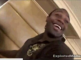 Hot milf takes big black cock in her ass, right?