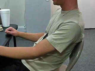 Military gay threesome in the QUARTER with amateurs and blowjobs