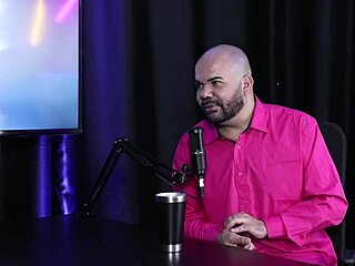 Paulo Avelar and Tiv Models in Hot Cast with Victoria Beatriz in Sheer Red Lingerie