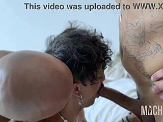 buds share a hungry butt with big black cock bareback