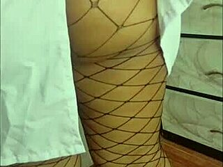 Nurse And Patient In Homemade Scene