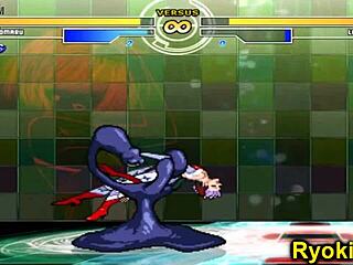 Hey, check Kuromaru battling Lilith in epic fighter clash