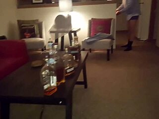 my wife's cuckold evening began with wet sucking