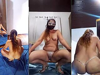 Undressing See-Through Black Dress