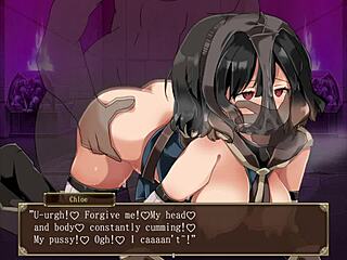 In Dark of Chloe, does the anime character endure humiliation and creampie?