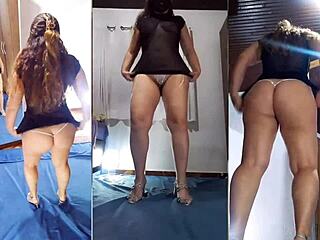 Undressing See-Through Black Dress