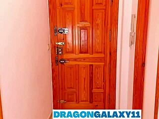 Surprise pizza delivery turns into blowjob and hot sex with a brunette whore. Never expected that!