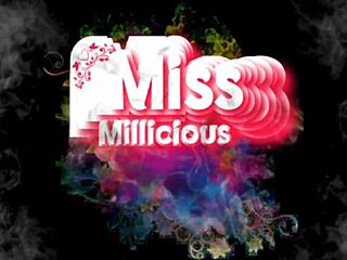 miss millicious sucks and rides big cock behind.