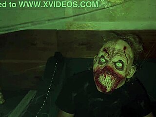 halloween horror with dp-dap fisting for cheyla collins and crew