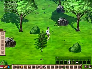 Survivor finds village, has sex with girl in Mad Island.