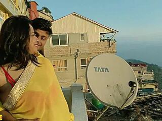 Desi girl enjoys erotic honeymoon sex in Hindi