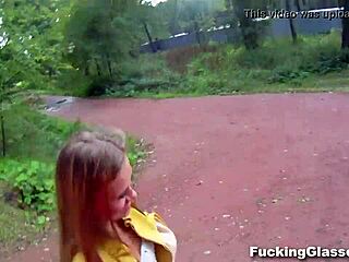 Fucking glasses - Banging Emma on a gritty construction site.