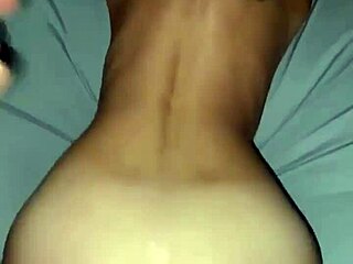 Hey, wanna see this young girlfriend taking a huge cock doggystyle from behind?