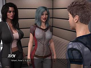 Stranded In Space 110 - Busty Ebony Milf Fucks Friend's Monster Cock