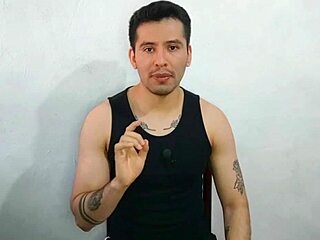 Wow! Young twink devours huge thick cock of friend's uncle and swallows every drop!