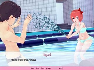 doki doki literature club hentai explores footjob fantasies in anime game