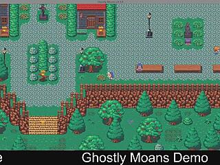 Ghostly moans in hentai