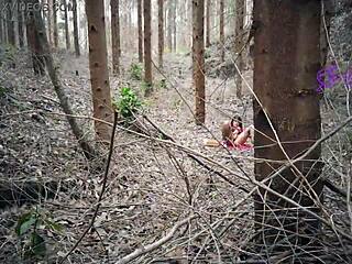Little Red Riding Hood Tatiana Morales lost in woods, devoured by wolf in Halloween special.
