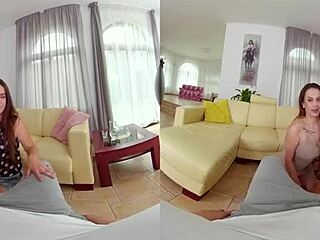 Czech vr 364 - slutty foursome with three hot girls