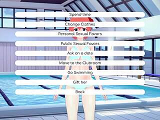 doki doki literature club hentai explores footjob fantasies in anime game