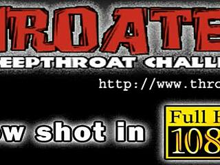 Amateur teen engulfs hard cock in blowjob.