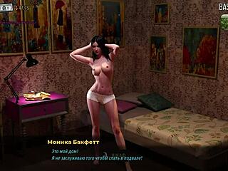 Fashionbusiness gets creampie in kitchen during hentai game