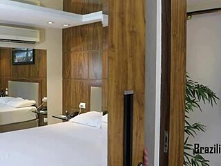 Black beauty gets a facial in a hot gang bang