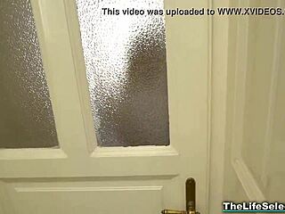 coco demal and blonde babe in pov blowjob and hardcore fucking with glasses on