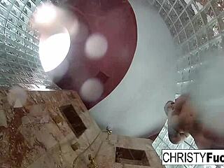 Hot Shower Fun With Christy Dahlia And Ivan