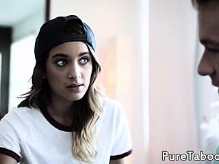 Gorgeous brunette bisexual passionately fucks her boyfriend with deep emotions.