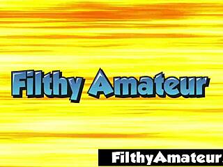 BBW Teen Sucks Used Condoms - What a Wild Slut!