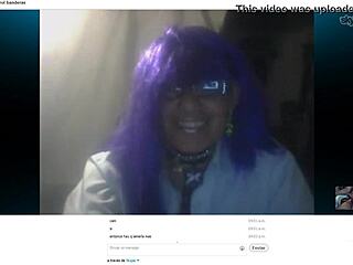 Carol Banderas Performs On Mexican Webcam.