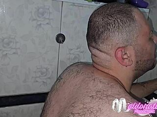 i rented an apartment and the furniture guy showed me the bathroom then fucked me right there