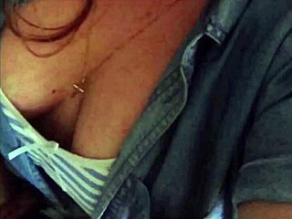 Sexy white teen slammed with intense tit action