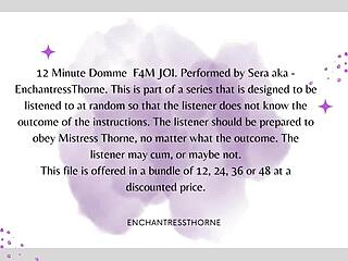 Domme Gives Jerk Off Instructions For Intense Orgasm!