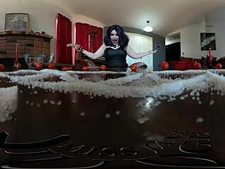 Giantess Goth Therapist Jane Judge Dominates in VR 360 4K