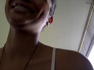 ebony big step sister fucks step brother in pov during quarantine - alina ali