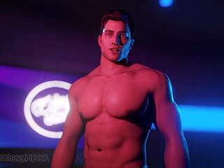 This Eden club animation is full of wild gay sex