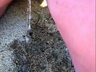 My Wife Pees Long On The African Beach