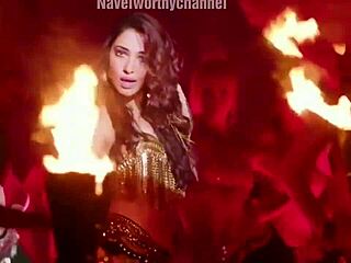 Tamanna Shakes Gorgeous Deep Navel in Sexy Swing Zara.